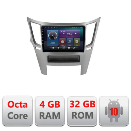 Navigatie dedicata Subaru Legacy 2010-2015 C-458 Octa Core cu Android Radio Bluetooth Internet GPS WIFI 4+32GB
