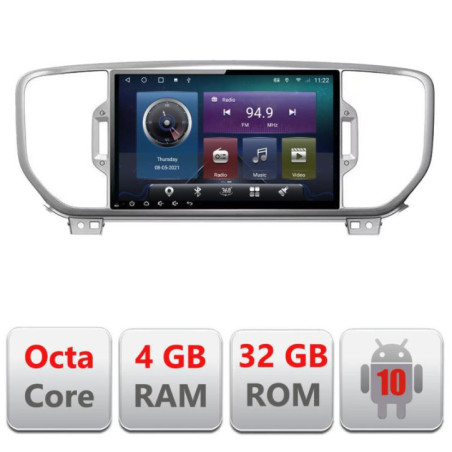 Navigatie dedicata Kia Sportage 2016 C-576 Octa Core cu Android Radio Bluetooth Internet GPS WIFI 4+32GB
