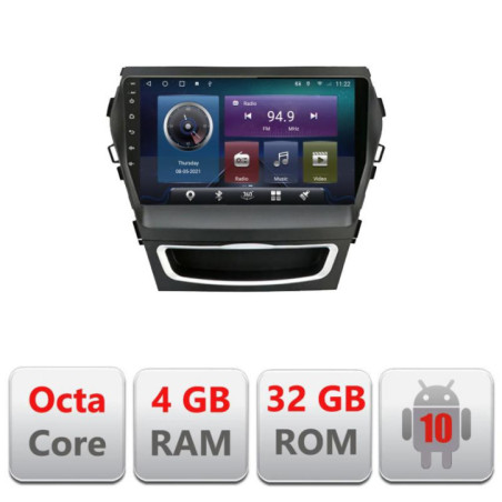 Navigatie dedicata Hyundai IX45 Santa Fe 2013-2015 C-209 Octa Core cu Android Radio Bluetooth Internet GPS WIFI 4+32GB