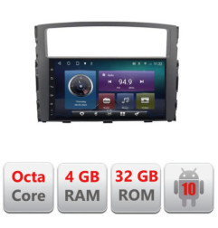 Navigatie dedicata Mitsubishi Pajero C-452 Octa Core cu Android Radio Bluetooth Internet GPS WIFI 4+32GB