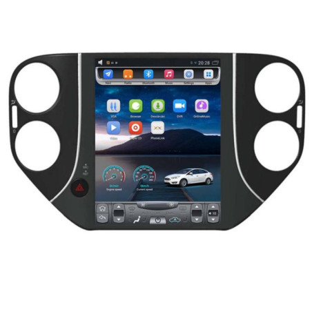 RESIGILAT Edotec EDT-T489 Navigatie dedicata cu Android si ecran tip Tesla VW Tiguan 2014-