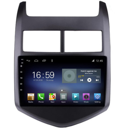 Navigatie dedicata Chevrolet Aveo 2010-2013 F-aveo10 Octa Core cu Android Radio Bluetooth Internet GPS WIFI DSP 8+128GB 4G