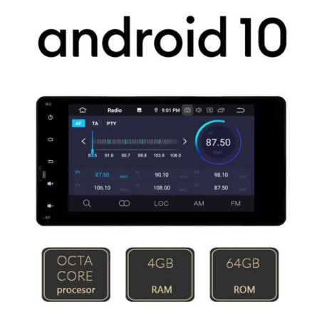 Navigatie dedicata Mitsubishi Outlander ASX Lancer  EDT-G230-8CORE cu Android ecran tactil capacitiv Bluetooth Internet GPS Oct