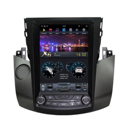 Navigatie dedicata Toyota RAV4 EDT-T018 cu Android GPS Bluetooth Radio Internet procesor Six Core si ecran tip Tesla