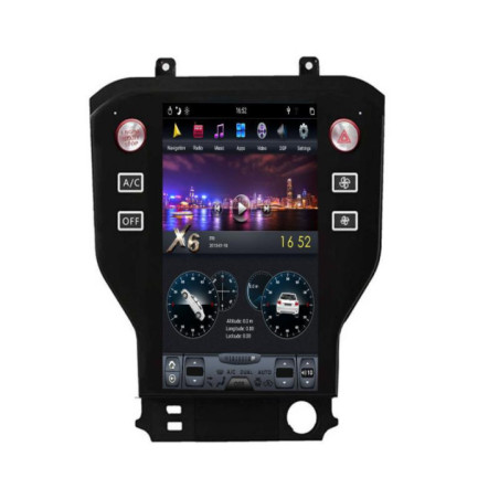 Navigatie dedicata Ford Mustang 2014- EDT-T568 cu Android GPS Bluetooth Radio Internet procesor Six Core si ecran tip Tesla