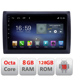 Navigatie dedicata Fiat Stilo F-stilo Octa Core cu Android Radio Bluetooth Internet GPS WIFI DSP 8+128GB 4G