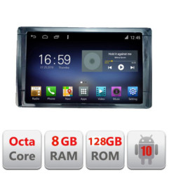 Navigatie dedicata Toyota 2din F-TY2DIN Octa Core cu Android Radio Bluetooth Internet GPS WIFI DSP 8+128GB 4G