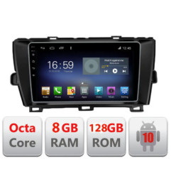 Navigatie dedicata Toyota Prius 2009-2014 F-TY39 Octa Core cu Android Radio Bluetooth Internet GPS WIFI DSP 8+128GB 4G