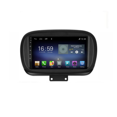 Navigatie dedicata Fiat 500 2014- F-539 Octa Core cu Android Radio Bluetooth Internet GPS WIFI DSP 8+128GB 4G