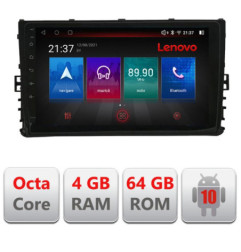Navigatie dedicata Toyota Corolla 2017-2018 E-auris-2017 Octa Core cu Android Radio Bluetooth Internet GPS WIFI DSP 4+64GB 4G
