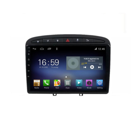Navigatie dedicata Peugeot 308 F-038 Octa Core cu Android Radio Bluetooth Internet GPS WIFI DSP 8+128GB 4G