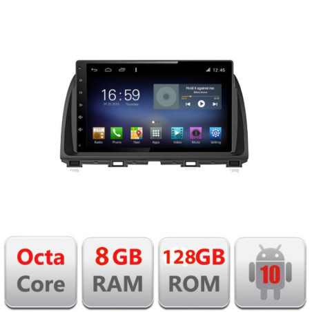 Navigatie dedicata MAZDA CX-5 2012- Manual F-212 Octa Core cu Android Radio Bluetooth Internet GPS WIFI DSP 8+128GB 4G