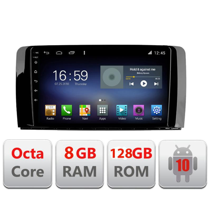 Navigatie dedicata MERCEDES R CLASS F-215 Octa Core cu Android Radio Bluetooth Internet GPS WIFI DSP 8+128GB 4G