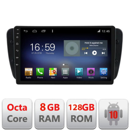 Navigatie dedicata Seat Ibiza 2008-2014 F-246 Octa Core cu Android Radio Bluetooth Internet GPS WIFI DSP 8+128GB 4G