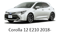 Androidos autós navigáció Toyota Corolla 12. generáció E210 2018-