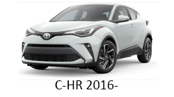 Lumini Ambientale Toyota C-HR 2016-