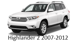 Lumini Ambientale Toyota Highlander gen 2 2007-2012