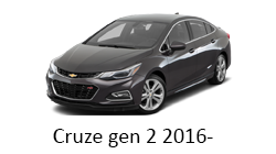 Lumini Ambientale Chevrolet Cruze gen 2 2016-