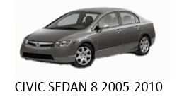 Lumini Ambientale Honda Civic Sedan gen 8 2005-2010