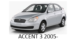 Lumini Ambientale Hyundai Accent gen 3 2005-