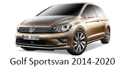 Lumini Ambientale Volkswagen Golf Sportsvan 2014-2020