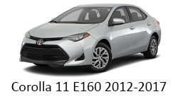 Autós android navigáció Toyota Corolla gen 11 E160 2012-2017