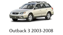 Androidos autós navigáció Subaru Outback 3. generáció 2003-2008