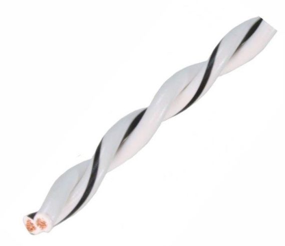 Csavart hangszórókábel tekercs 2x 0,75 mm²x100m Audio System Z-TSC 0,75 WH