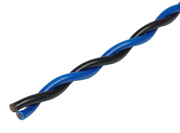 Sodrott hangszórókábel 2x 4.0 mm²x1m Audio System M-Z-TSC 2.5 BK-BL