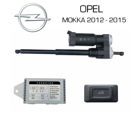 Automatikus csomagtartó-emelő és -záró rendszer gombbal és kulccsal Opel Mokka 2012 - 2015