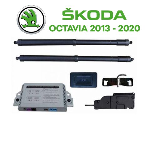 Automatikus csomagtartó-emelő és -záró rendszer gombbal és kulccsal Skoda Octavia 2013 - 2020