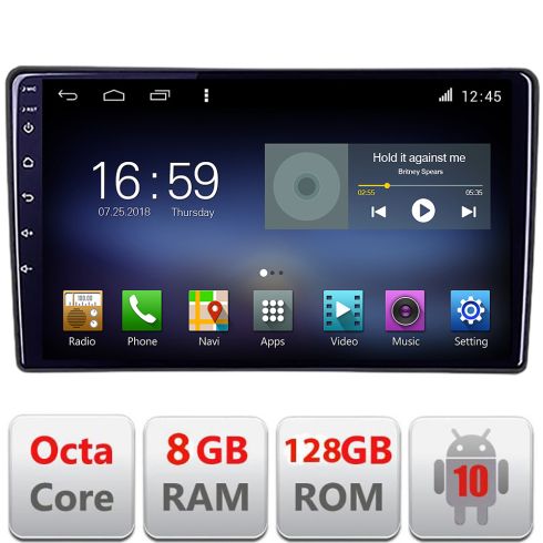 Navigatie dedicata Nakamichi Citroen DS5 Octa Core cu Android Radio Bluetooth Internet GPS WIFI DSP 8+128GB 4G