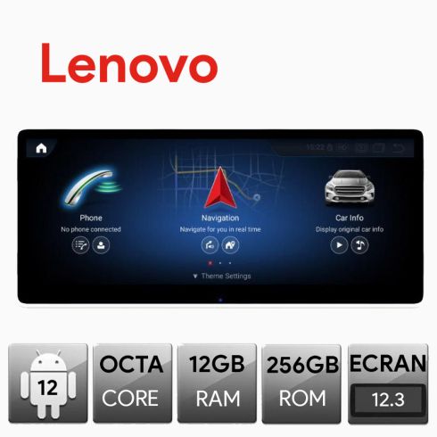 Navigatie Mercedes GLK X204 2012-2014 NTG4.5, Android, Octa Core, 12+256, 12.3", Qled 2K 2400x900, Qualcomm 680