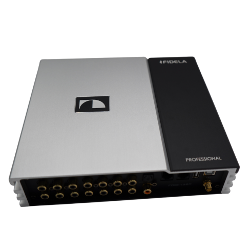 Amplificator cu DSP Nakamichi FDSK730A 8x35 watts rms în 4 ohmi, 10 canale, fibră optică, usb