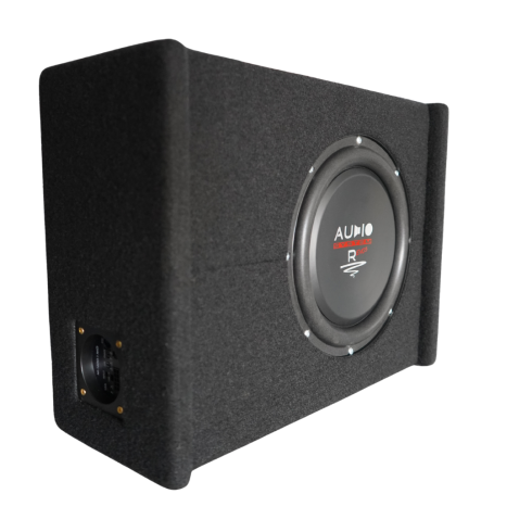 Subwoofer Activ Facedown cu Bass Refelex Audio System M-400.1MD+ R 10 FLAT EVO3, 300 W RMS, 400 W MAX, 4 ohm, 250 mm, 10", bass reflex, amplificator incorporat