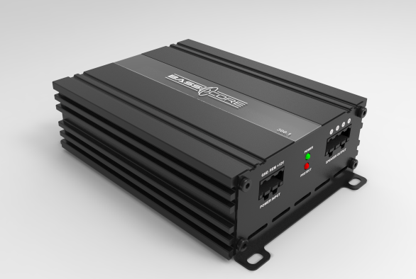 Amplificator monobloc BassCore DBT300.1, 1x300 watts rmm  in 1 ohm, pentru subwoofer clasa D