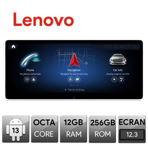 Navigatie Mercedes A W166, GLA, CLA, G NTG4.5, Android, Octa Core, 12+256, 12.3", Qled 2K 2400x900, Qualcomm 680