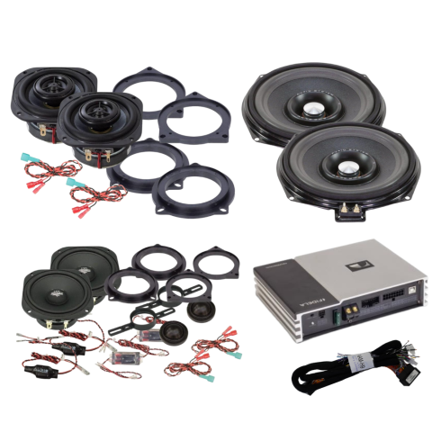 Pachet audio amplificat dedicat BMW Seria E/F/G/