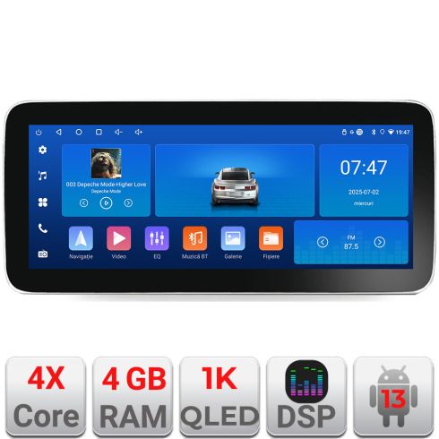 Navigatie Suzuki SX4 2006-2013 K-124 Edotec 4+64 12.3 inch Incell 1K android Wifi 5Ghz gps internet