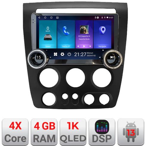 Navigatie Hummer H3 Edotec  4+64 10.5 inch Incell 1K android Wifi 5Ghz gps internet  