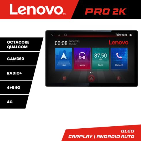 Navigatie Opel Grandland X Crossland X 2016-2020 Lenovo Qled 13 inch 2K Octa Core 4+64 360 DSP ADAS carplay android auto radio internet Kit-+PRO-2K-13-4+64