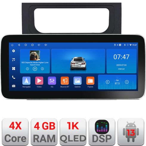 Navigatie VW Touran 2010-2016 K-touran3 Edotec 4+64 12.3 inch Incell 1K android Wifi 5Ghz gps internet a