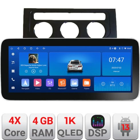 Navigatie VW Touran 2003-2009 clima automata K-touran2 Edotec 4+64 12.3 inch Incell 1K android Wifi 5Ghz gps internet et GPS WI