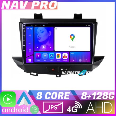 Navigatie Opel Grandland X Crossland X 2016-2020 EDOTEC-LITE Android Ecran 720P Octa Core 8+128 Carplay  Android auto