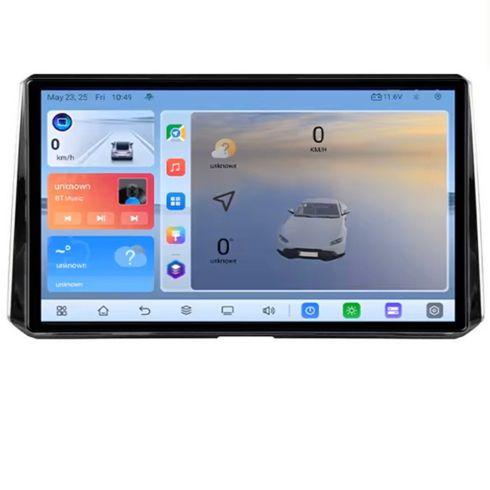 Navigatie Toyota Auris 2018- C-388 Android 8 Core 2.2 Ghz 8+128 Qled 1K ADAS 4G LTE GPS 360 KIT-388+EDT-E410V3