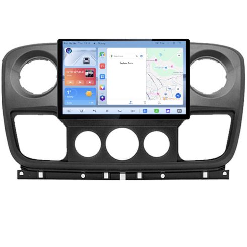 Navigatie dedicata Opel Movano, Renault Master 2010-2021 Edonav ecran 13" 1K 4+64 Android Waze USB Navigatie 4G 360 Toslink Yo