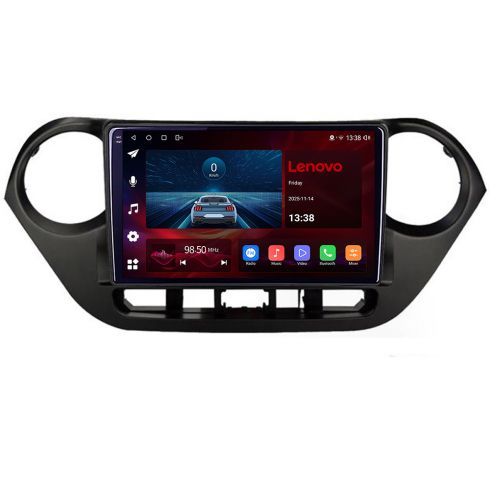 Navigatie Hyundai I10 2013-2019 Lenovo Kit-HY38 8 Core 2.0 Ghz 4+64 Qled Incell 1K Android 360 Carplay DSP AHD 1080P E-Sim 4G Wifi 5Ghz Bluetooth Qualcomm