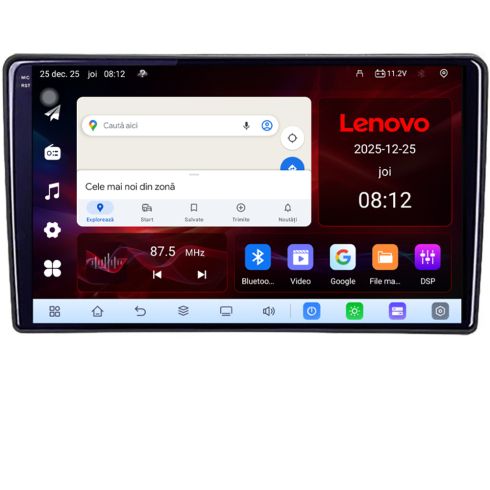 Navigatie Mazda CX-9 8 Core 2.2 Ghz 8+128 Qled Incell 1K Android 360 Carplay DSP AHD 1080P ADAS 4G Wifi 5Ghz Bluetooth PRO