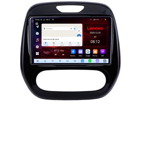 Navigatie Renault Captur 2013-2020 8 Core 2.2 Ghz 8+128 Qled Incell 1K Android 360 Carplay DSP AHD 1080P ADAS 4G Wifi 5Ghz Bluetooth PRO