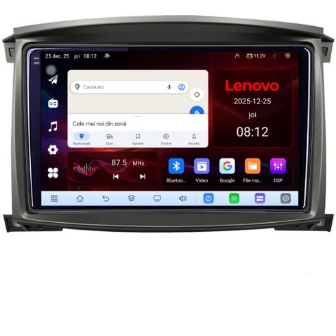 Navigatie Toyota Land Cruiser L100 2002-2006 8 Core 2.2 Ghz 8+128 Qled Incell 1K Android 360 Carplay DSP AHD 1080P ADAS 4G Wifi 5Ghz Bluetooth PRO